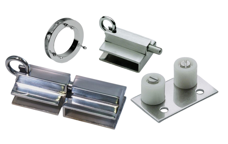 Bisagras y herrajes para divisiones acristaladas en oficinas herrajes online