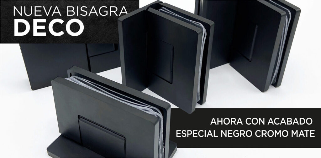 Nueva DECO, Ahora con acabado Especial Negro cromo Mate
